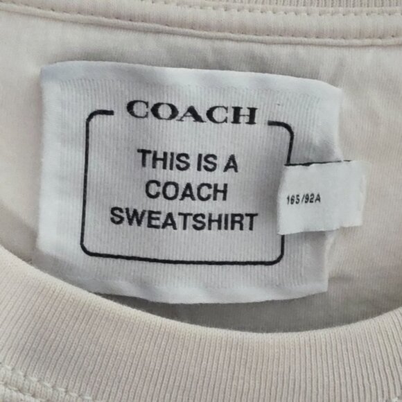 Coach Horse and Carriage Crewneck Sweatshirt Cotton Size Medium - Picture 9 of 11